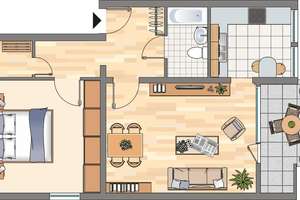 Demnächst frei! 2-Zimmer-Wohnung in Dortmund Aplerbeck – Eleonorestraße 8, 44287 Schüren, Dortmund – Vorschaubild 6