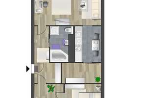 Direkt am Schlossteich gelegene 3-Raum-Wohnung mit Balkon – Nordstr. 14, 9113 Zentrum, Chemnitz – Vorschaubild 6