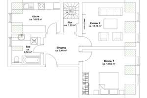 "Kapitalanlage" Dachgeschoss - Maisonettewohnung mit Ost - Süd - Loggia über den Dächern von München – Die vollständige Adresse der Immobilie erhältst du vom Anbieter., 80333 Augustenstraße, München – Vorschaubild 16