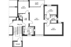 Attraktive 3-4 Zimmer-Wohnung mit Weitblick in Kirchrode! – Lange-Feld-Straße 43, 30559 Kirchrode, Hannover – Vorschaubild 12