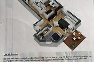 Wohnen mit Charakter: 2,5 Zimmerwohnung in Potsdam-Bornstedt – Fliederweg 12, 14469 Bornstedt, Potsdam – Vorschaubild 3