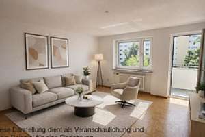 Privat-Verkauf/ Provisionsfrei Helle 2-Zimmer-Wohnung/ Südbalkon/ Bestlage/ Keine Grunderwerbssteuer – Bruno-Walter-Ring 32, 81927 Englschalking, München – Vorschaubild 2