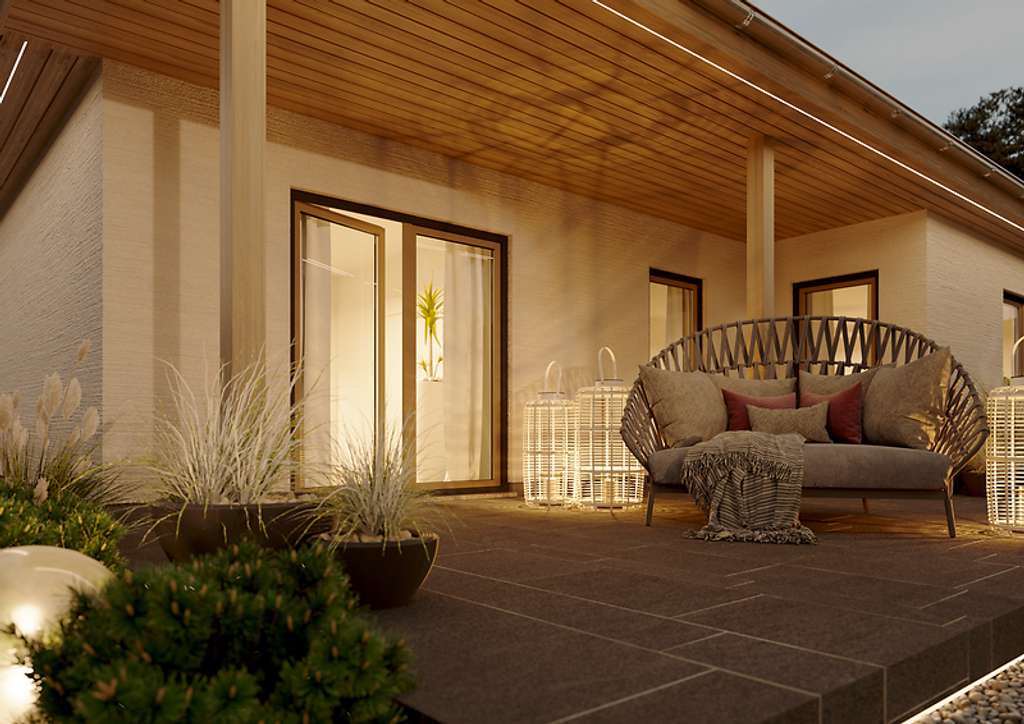 Immobilie in Kirtorf - Bungalow 128 - Wohnen ohne Treppen – Modern, vielseitig und innovativ inkl. Grundstück - Bild 1