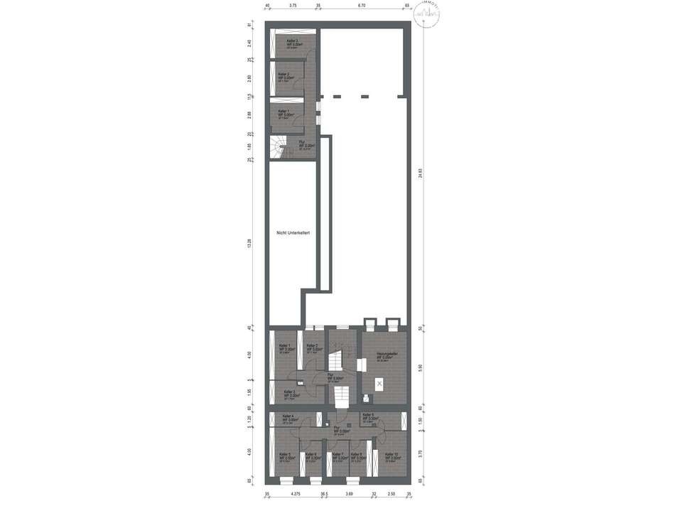 KG, Grundriss