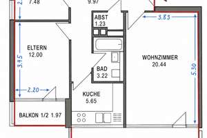 Bezugsfreie 3-Zimmer-Wohnung im 13. Obergeschoss mit zwei Balkonen und Alpenblick – Mauthäuslstraße 39, 81379 Obersendling, München – Vorschaubild 21