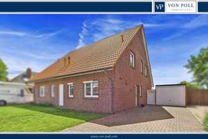 Nah am Wasser gebaut - sehr gepflegte DHH Nahe Norddeich mit Garage und WoMo-Stellplatz – Aurich (Kreis) – Vorschaubild 1