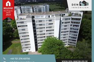 Modernisierte 3-Zimmer-Wohnung mit Aufzug, Loggia, Stellplatz und Weitblick ins Grüne