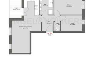 Lichtdurchflutete 3-Zimmer-Wohnung mit Loggia im beliebten Moosach – München – Vorschaubild 6