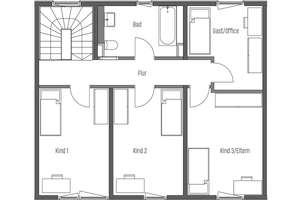 Großzügiges 6-Zimmer-Reihenhaus mit großem Garten, Ankleide und Dachterrasse – 60438 Kalbach-Riedberg, Frankfurt am Main – Vorschaubild 4