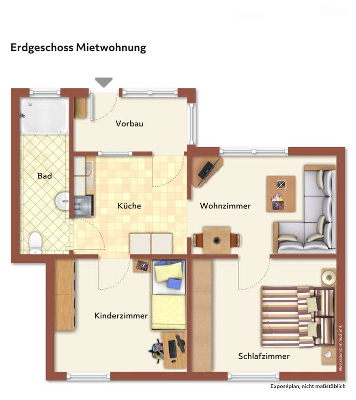 Erdgeschosswohnung