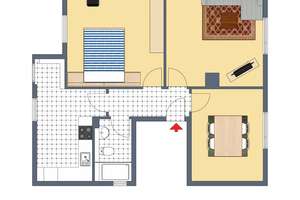 +++ Am Waldrand - Hochparterre-Etage im 2-FH mit Eigentümer - frisch renoviert - inkl. neuer EBK +++ – Mitterhoferstraße 14, 70435 Zuffenhausen-Am Stadtpark, Stuttgart – Vorschaubild 24