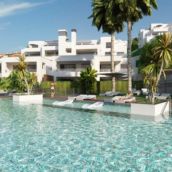 Neuentwickeltes, modernes Objekt in Casares Costa mit hochwertigen Apartments und umfangreichen Geme