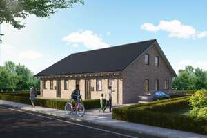 Neubau-Doppelhaushälfte in Leck – KfW-55 mit Ausbaureserve, Fernwärme & Carport – Die vollständige Adresse der Immobilie erhältst du vom Anbieter., 25917 Stadum – Vorschaubild 1