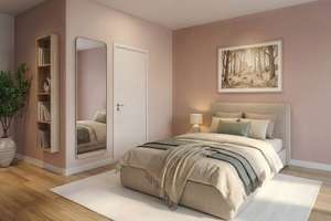 BLOSSOM – moderner, stadtnaher Neubau, 3-Zimmer-Wohnung mit Balkon – Die vollständige Adresse der Immobilie erhältst du vom Anbieter., 4317 Reudnitz-Thonberg, Leipzig – Vorschaubild 1