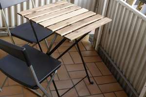 Schönes, möbliertes 1 Zimmerapparrtement mit Balkon und Parkplatz – Emser Str. 30, 65195 Westend / Bleichstraße, Wiesbaden – Vorschaubild 2
