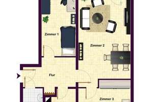 Sie duschen lieber? 3 Zimmer/ Balkon /Bad mit Dusche – Albert-Schweitzer-Straße 33, 9116 Altendorf, Chemnitz – Vorschaubild 8