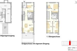 Erstbezug: Maisonette mit Privatgarten im  Stühlinger
in Unikliniknähe – 79114 Betzenhausen-Bischofslinde, Freiburg im Breisgau – Vorschaubild 9