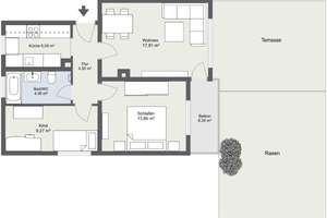 3 Zimmer-Wohnung mit Gartenzugang und Stellplatz in familienfreundlicher Lage – Die vollständige Adresse der Immobilie erhältst du vom Anbieter., 70794 Filderstadt – Vorschaubild 11