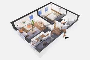 Wohnen direkt am Rhein- 2 Zimmerwohnung mit Rheinblick im begehrten Lindenhof – Die vollständige Adresse der Immobilie erhältst du vom Anbieter., 68163 Lindenhof, Mannheim – Vorschaubild 13