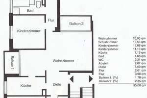 Frisch sanierte 4,5-Zimmer-Wohnung mit Stellplatz & Extras