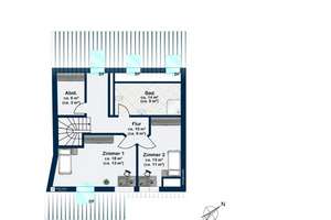 Traumhafte 4,5 Zimmer-Maisonette - 180qm Grundfläche bewohnen, aber nur für 157qm bezahlen! – Ostergasse 27, 55291 Saulheim – Vorschaubild 20