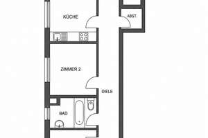 Möblierte 3-Zimmer-Wohnung mit Sonnenbalkon! Furnished 3-room apartment with balcony! – Die vollständige Adresse der Immobilie erhältst du vom Anbieter., 40489 Wittlaer, Düsseldorf – Vorschaubild 14