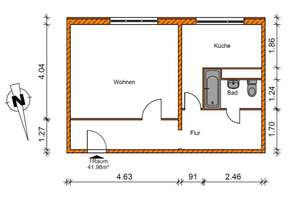 Gemütliche 1-Raumwohnung sucht neue Mieter – Erzbergerstraße 21, 39104 Altstadt, Magdeburg – Vorschaubild 7