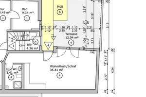 Kernsanierter Wohntraum auf 53qm mit Küche + Terrasse in ruhiger Bestlage von Friedrichsfeld, MA – 68229 Friedrichsfeld, Mannheim – Vorschaubild 8