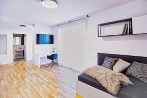 1 MONAT MIETFREI* - Hochwertig möbliertes 1-Zi.-Apartment in Stuttgart-Mitte – Goethestraße 13, 70174 Hauptbahnhof, Stuttgart – Vorschaubild 2