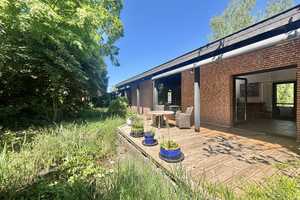 Naturoase in Rott – Freistehendes Architektenhaus - Terrasse nach Süden – 1.951 m² Grundstück – Aachen (Kreis) – Vorschaubild 6