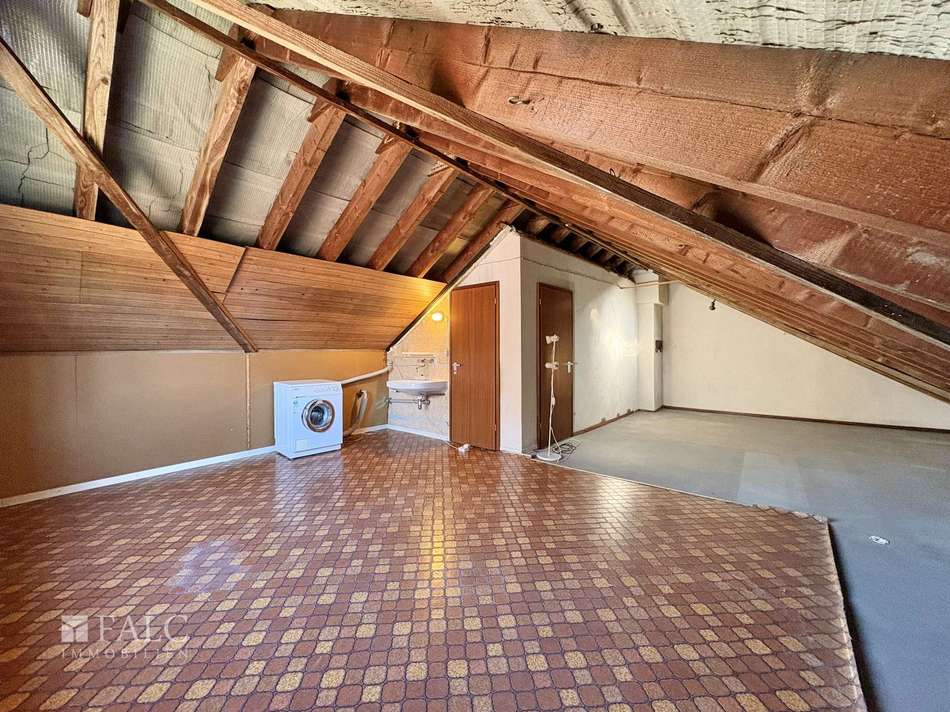 Dachboden mit großer Ausbaures
