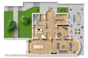 Hochwertig kernsanierte Villa mit viel Ausstrahlung und Atmosphäre in Alt-Bredeney
 – Die vollständige Adresse der Immobilie erhältst du vom Anbieter., 45133 Bredeney, Essen – Vorschaubild 45
