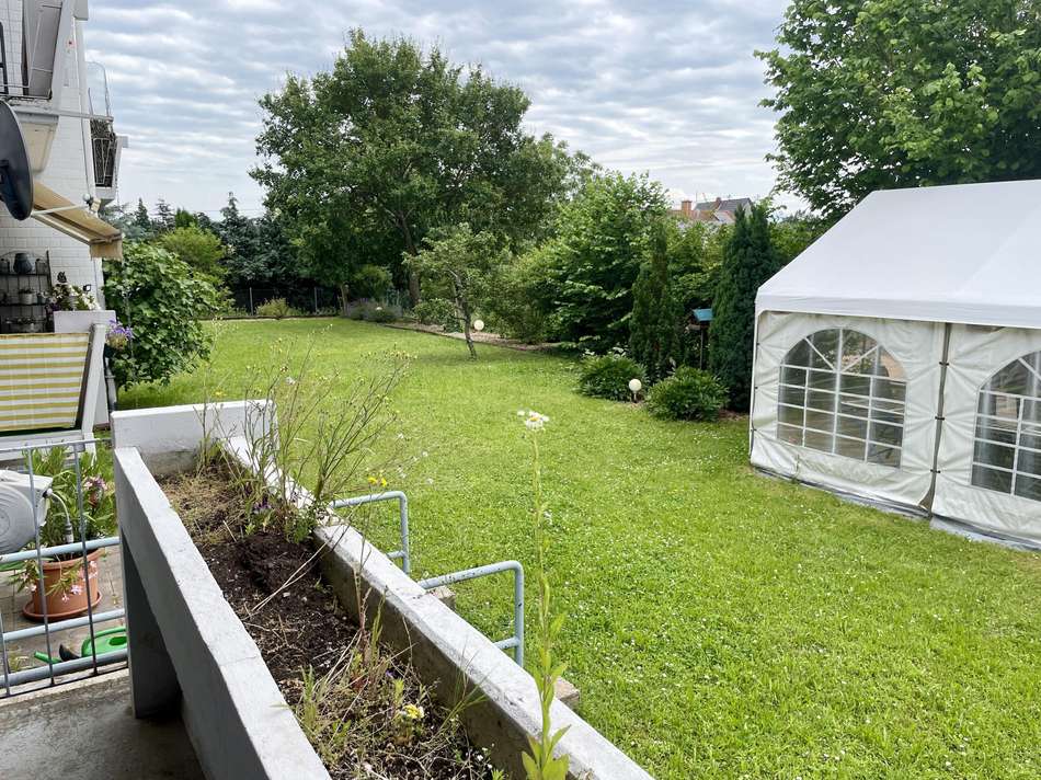 Ausblick Garten