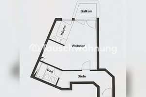 Tauschwohnung: Große 1-Zimmer-Wohnung mit Balkon in Sendling-Westpark – Die vollständige Adresse der Immobilie erhältst du vom Anbieter., 81373 Mittersendling, München – Vorschaubild 2