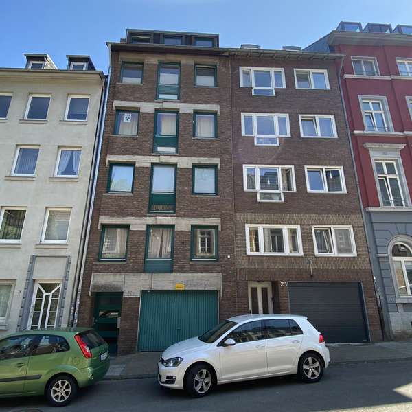 *** charmante 1-Zimmer-Wohnung - offener Wohnflair - mit eigenem Garten - im Pontviertel ***