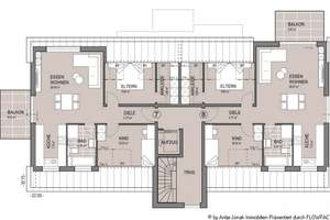 Moderne 2,5 u. 3,5 Zimmer-Wohnung mit sonnigem Balkon oder Terrasse in Aichwald-Schanbach – Hauptstraße 75, 73773 Aichwald – Vorschaubild 6