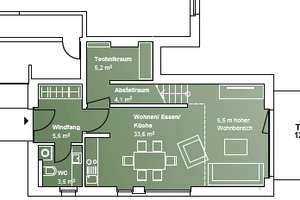Exklusives Loft-Maisonette Haus mit Garten in abgeschl. Wohnpark – 4289 Probstheida, Leipzig – Vorschaubild 12