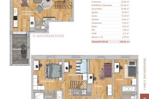 * Maisonette * 5 Zimmer * 2 Bäder * Loggia * Parkett * SP * – Straße der Nationen 78, 9111 Zentrum, Chemnitz – Vorschaubild 13