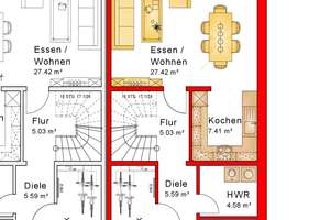 Modernes Neubau- Reihenhaus in Mannheim Wallstadt mit Terrasse, Garten, Dachloggia ✨, und Carport 🚘 – 68259 Wallstadt, Mannheim – Vorschaubild 7