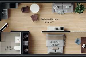 FRIEDERICH: Nähe Campus – EH 55 - Erdgeschosswohnung mit Terrasse und Blick ins Grüne – Die vollständige Adresse der Immobilie erhältst du vom Anbieter., 52074 Laurensberg (Statistischer Bezirk), Aachen – Vorschaubild 9