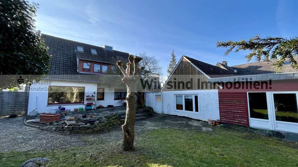 Immobilie in Hilter - Zwei Wohneinheiten und Praxisräume im Anbau - Bild 3