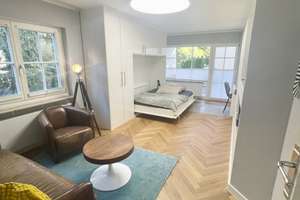 Ruhiges sonniges 1-Zimmer Apartment mit Balkon in Bogenhausen – Normannenplatz 2, 81925 Herzogpark, München – Vorschaubild 7