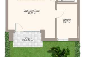Moderne Gartenwohnung mit Südausrichtung in begehrter Wohnlage – München – Vorschaubild 16