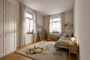 128 m² Altbau-Erstbezug mit 2,90 m Deckenhöhe, großer Wohnküche, 2 Gärten & Terrasse – Die vollständige Adresse der Immobilie erhältst du vom Anbieter., 1157 Briesnitz, Dresden – Vorschaubild 6