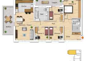 Bezugsfertige Neubau 5-Zimmer-Wohnung, über den Dächern der Stadt – Akazienweg 1, 51381 Leverkusen – Vorschaubild 4