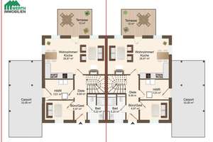 NEUBAU - DHH, KFW 40, 109 m², 5 Zimmer, Einbauküche, 2 Bäder, PV-Anlage, Carport – Die vollständige Adresse der Immobilie erhältst du vom Anbieter., 25885 Oster-Ohrstedt – Vorschaubild 9
