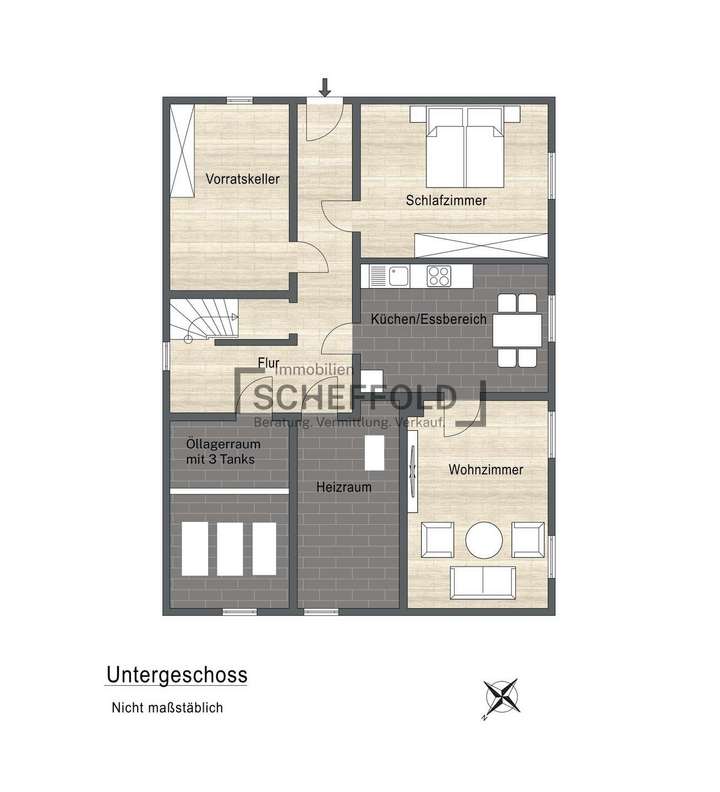 Grundriss Untergeschoss