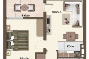 Holthausen: Attraktive, renovierte 2-Zimmer-Wohnung mit Balkon & offener Küche – Die vollständige Adresse der Immobilie erhältst du vom Anbieter., 40589 Holthausen, Düsseldorf – Vorschaubild 21