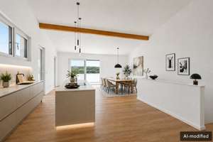 Architektur trifft Aussicht – Exklusive Neubau-Doppelhaushälfte in außergewöhnlicher Hanglage – Die vollständige Adresse der Immobilie erhältst du vom Anbieter., 53177 Schweinheim, Bonn – Vorschaubild 2