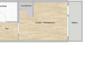 Ruhige 1-Zimmer-Wohnung mit Balkon und EBK in München Feldmoching – Lerchenauer Str. 219, 80935 München – Vorschaubild 8